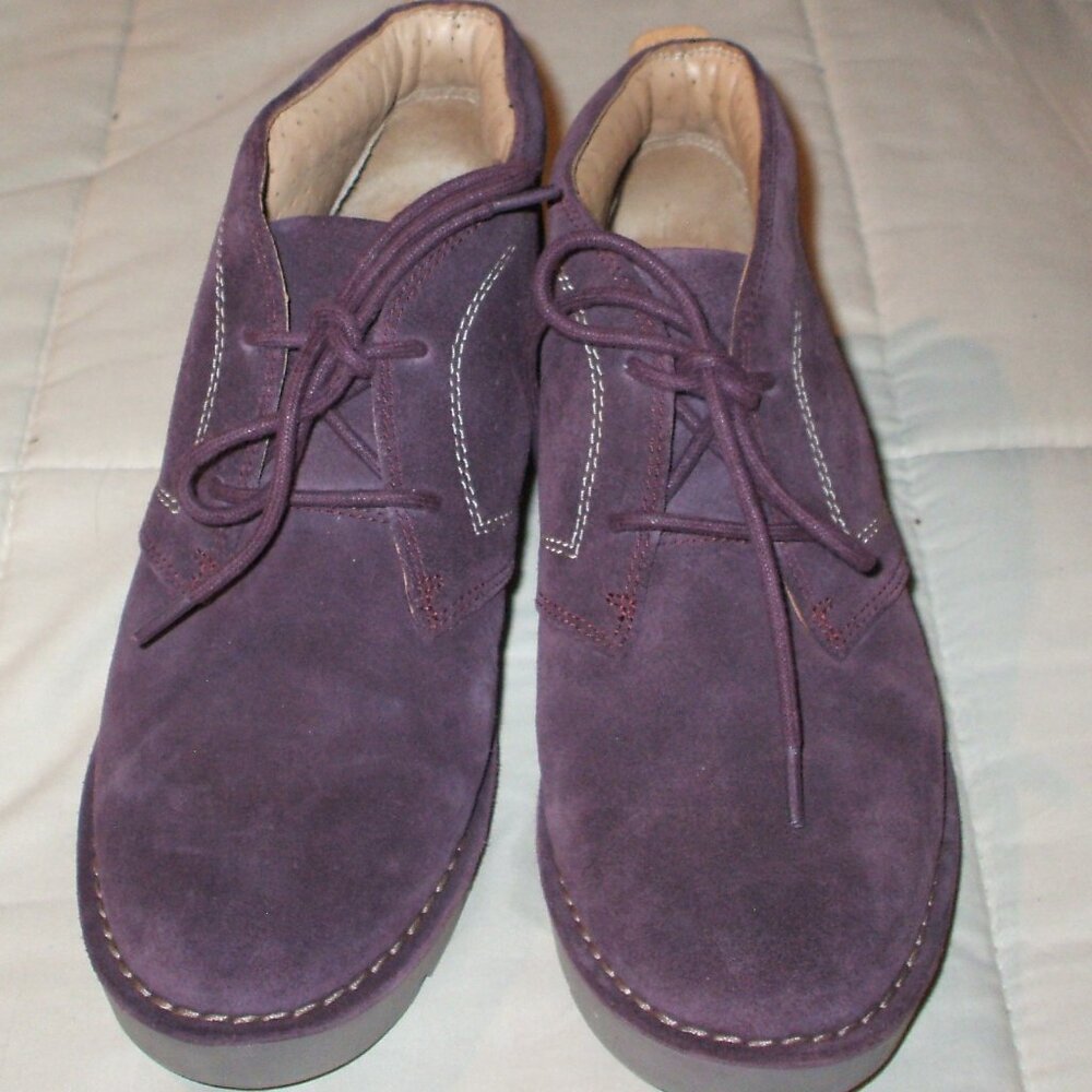 Clarks Unstructured Brown Suede Bootie - Size 7 - image 1